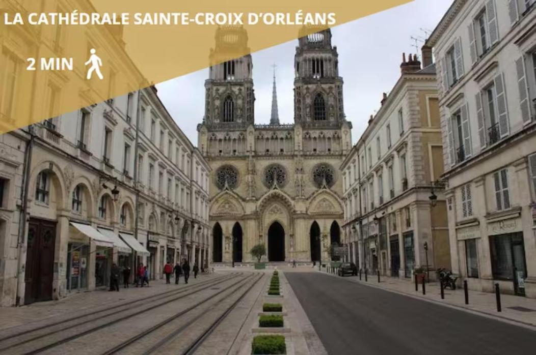 Charmant Studio Vue Cathedrale Quartier Historique Apartment Orléans Exterior photo
